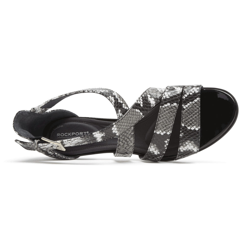 Sandálias Rockport Mulher Cinzentas - Total Motion Edith Strappy - 25103ZEMO